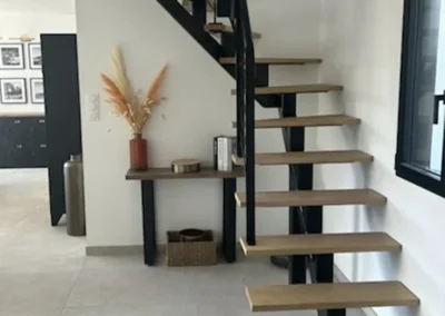 escalier acier particulier 2 realisations BSMI