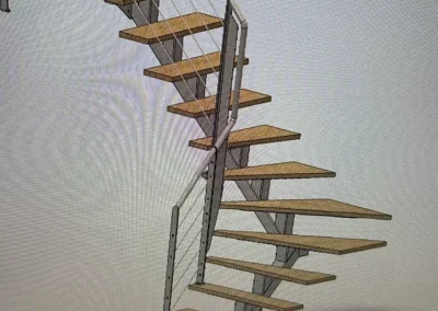 escalier acier particulier 3 realisations BSMI