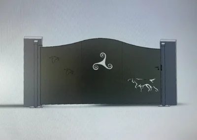 portail en acier particulier 1 realisations BSMI