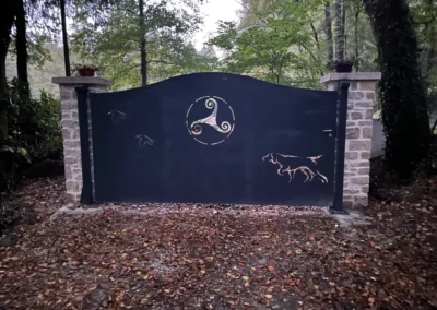 portail en acier particulier 2 realisations BSMI